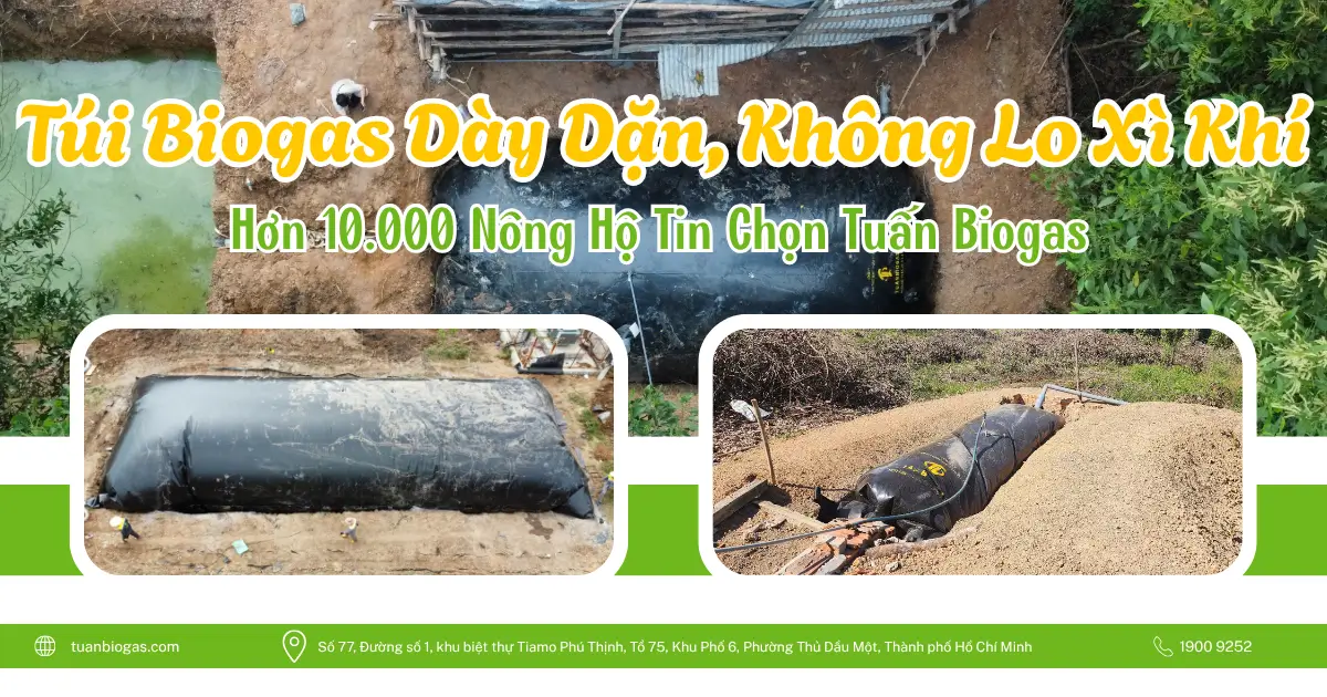 Sợ Mua Phải Túi Biogas Kém Chất Lượng, Bạt Mỏng Dễ Xì Khí? Đây Là Lý Do Hơn 10.000 Nông Hộ Vẫn Tin Chọn Tuấn Biogas